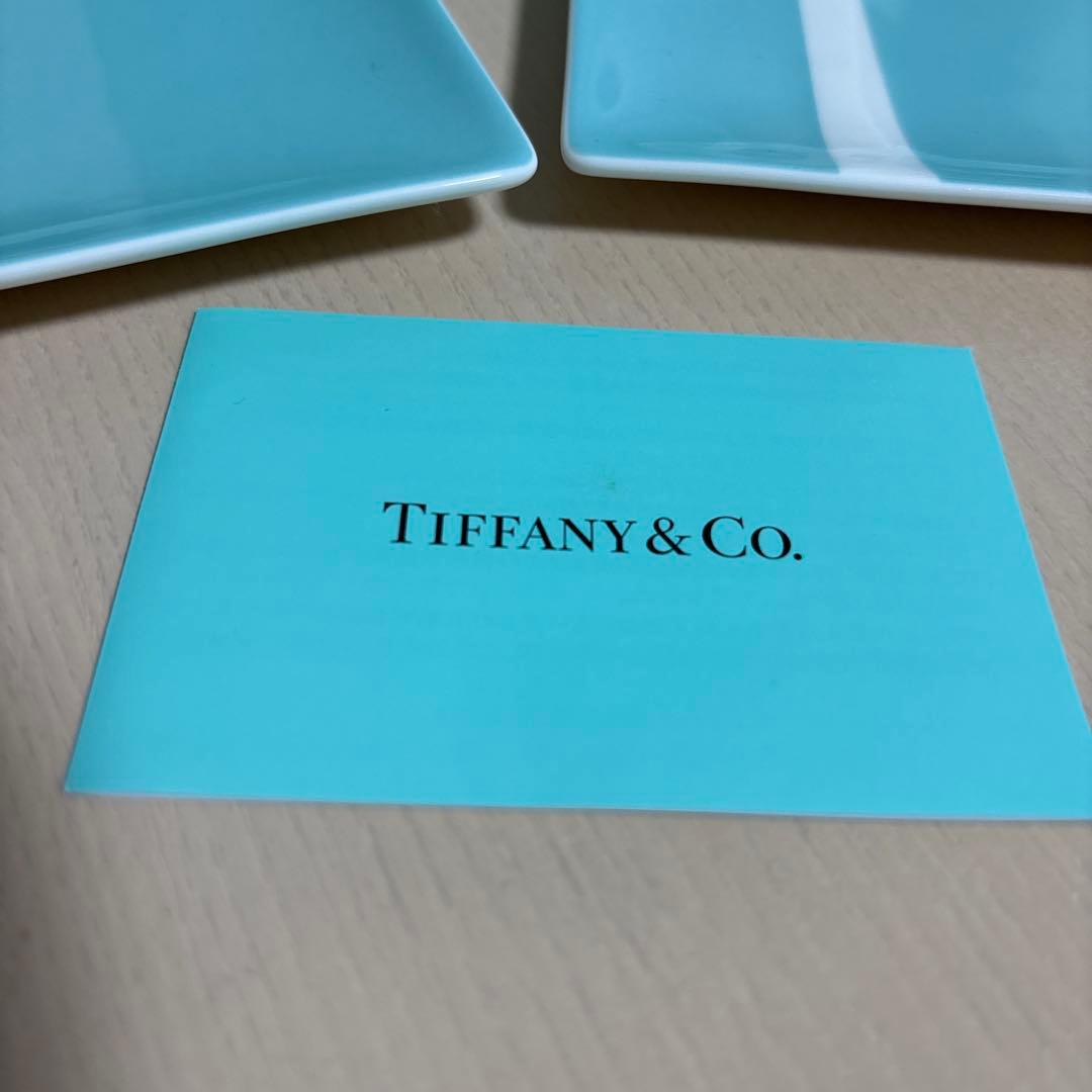 Tiffany & Co. リボン付きプレート 2枚セット