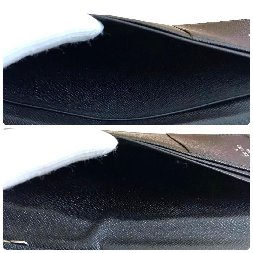 ルイ ヴィトン◎ポルトフォイユ ブラザ エピ ノワール ブラック 長財布