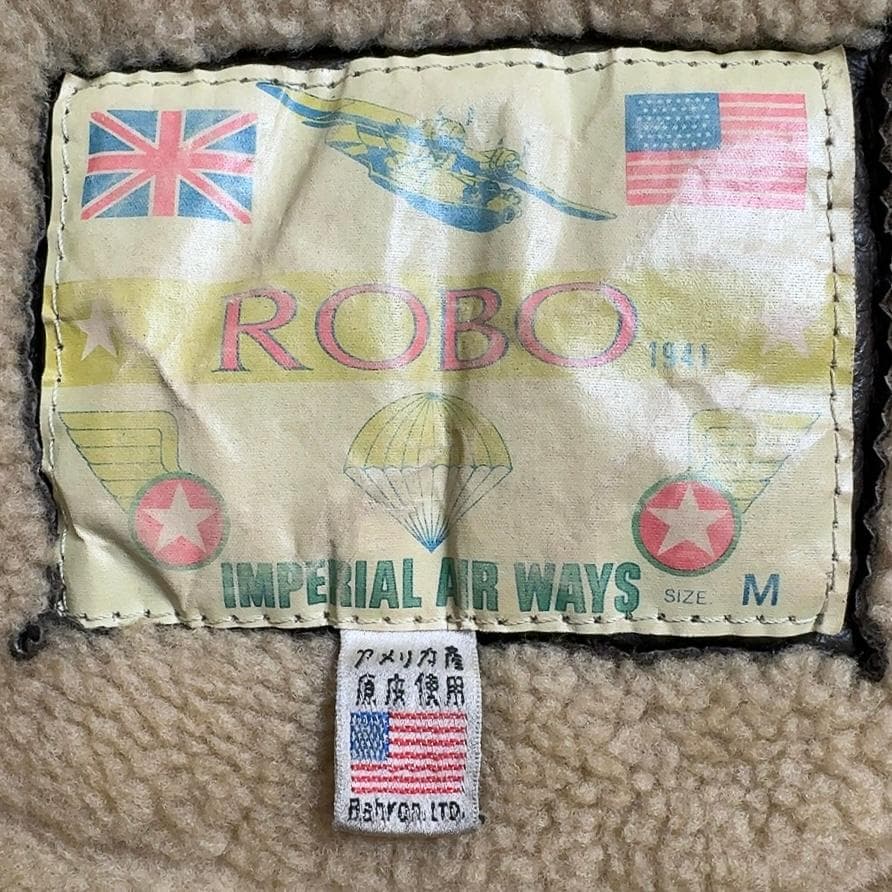 名作 80s B-3 Flight Jacket M ムートンジャケット ボア