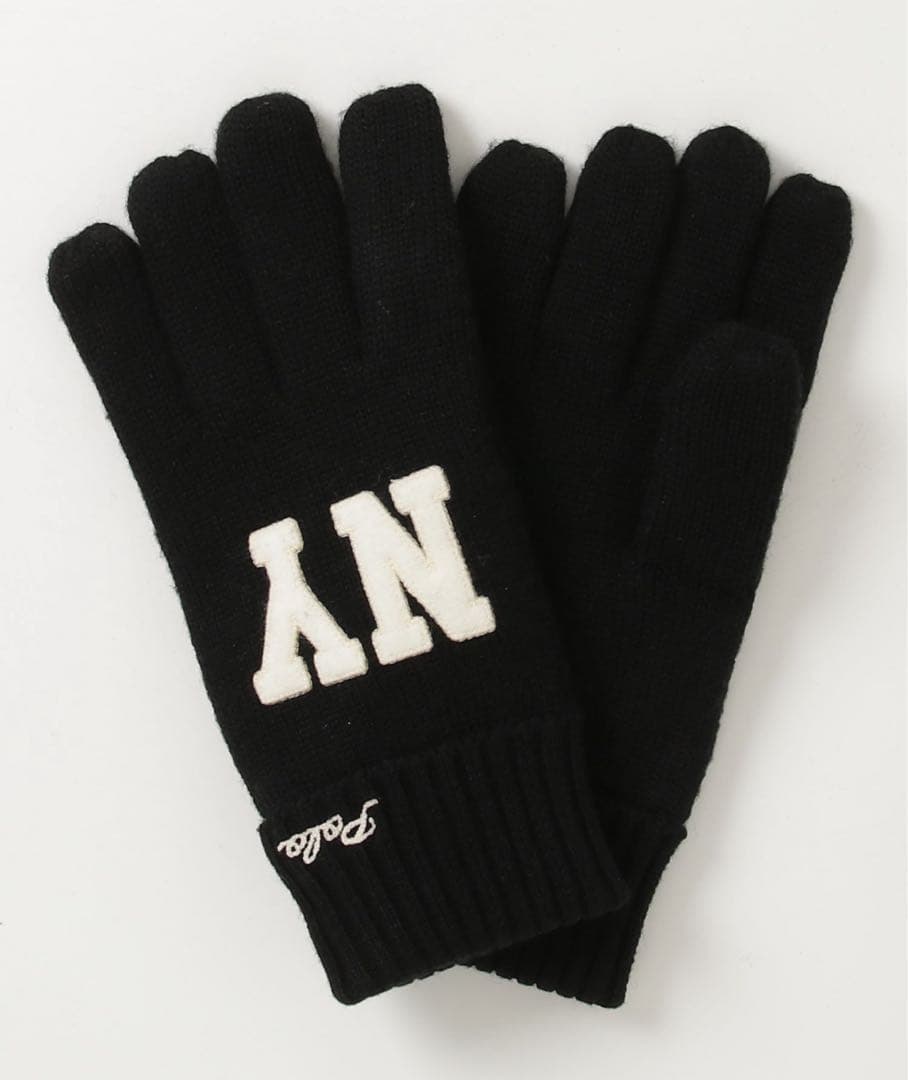 NY パッチ フリースラインド ウール グローブ