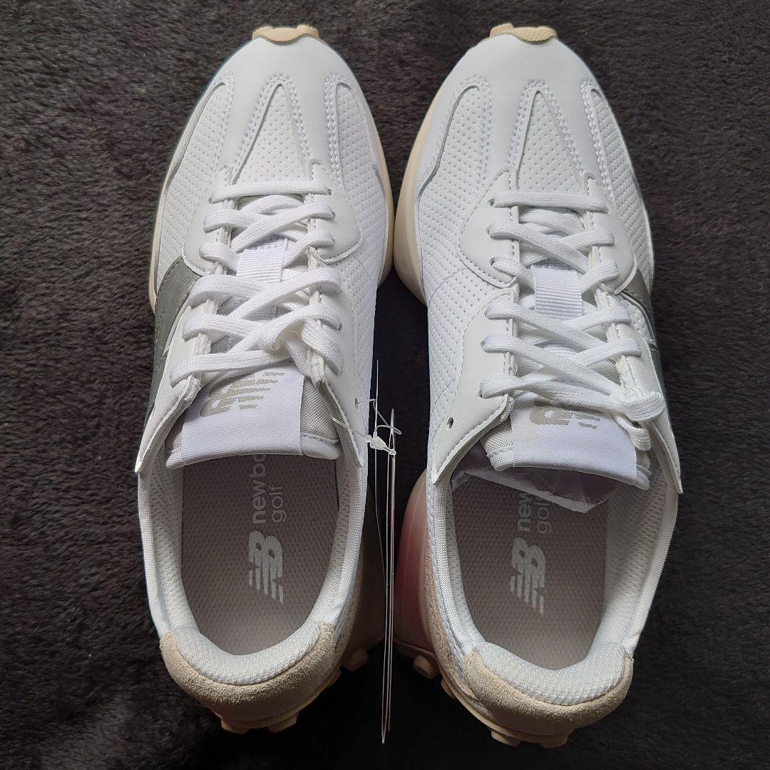 New Balance ゴルフシューズ ホワイト/シルバー