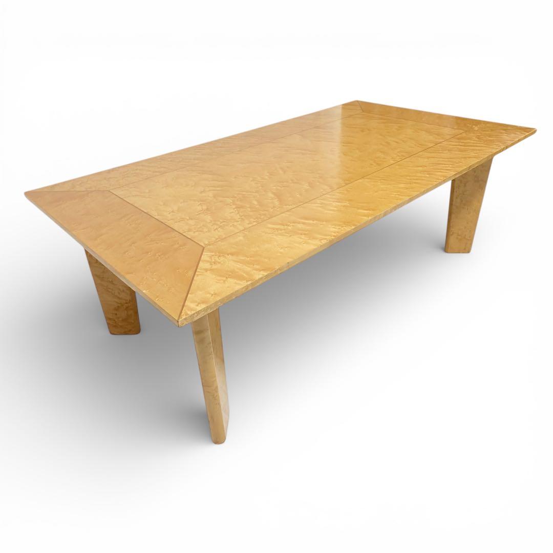 定価30万 IDC 大塚家具 スプレンダー バーズアイメープル リビングテーブル