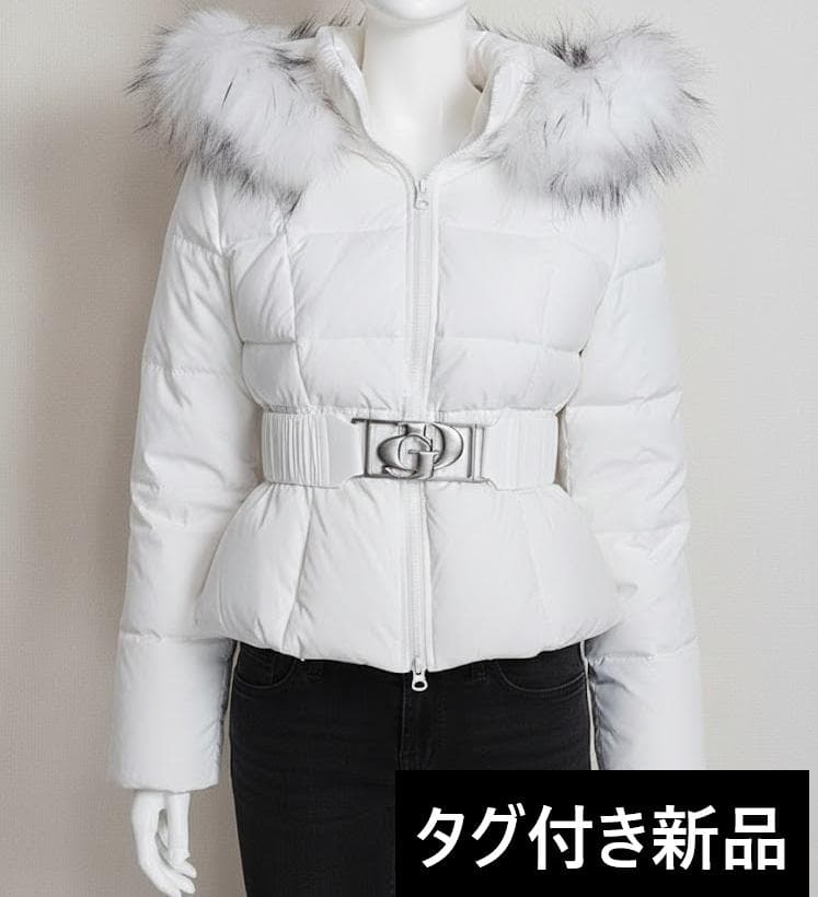 【新品】GYDA GDベルト付きショートダウンコート オフホワイト