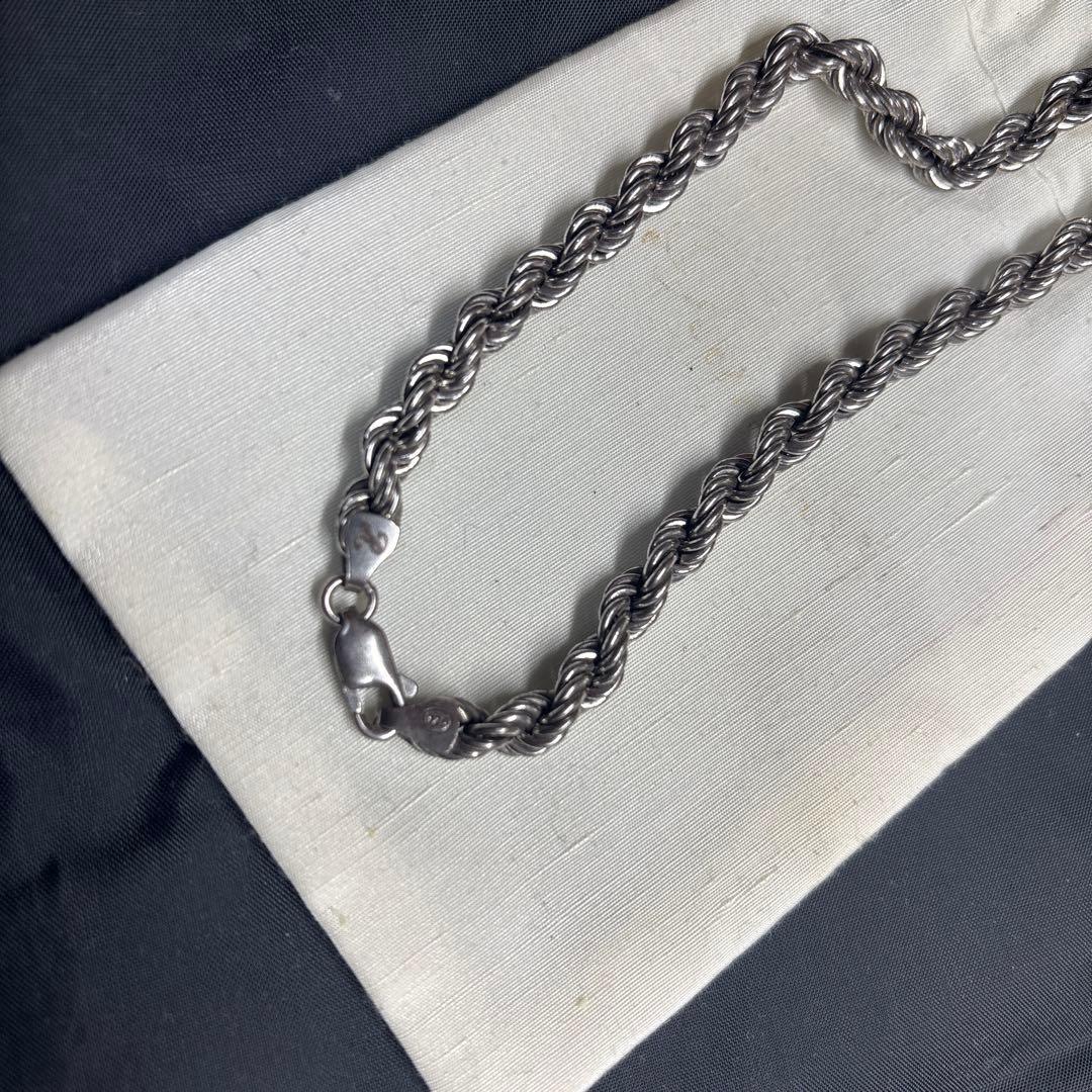 AVALANCHE シルバー925 ツイストチェーン ネックレス 約45cm