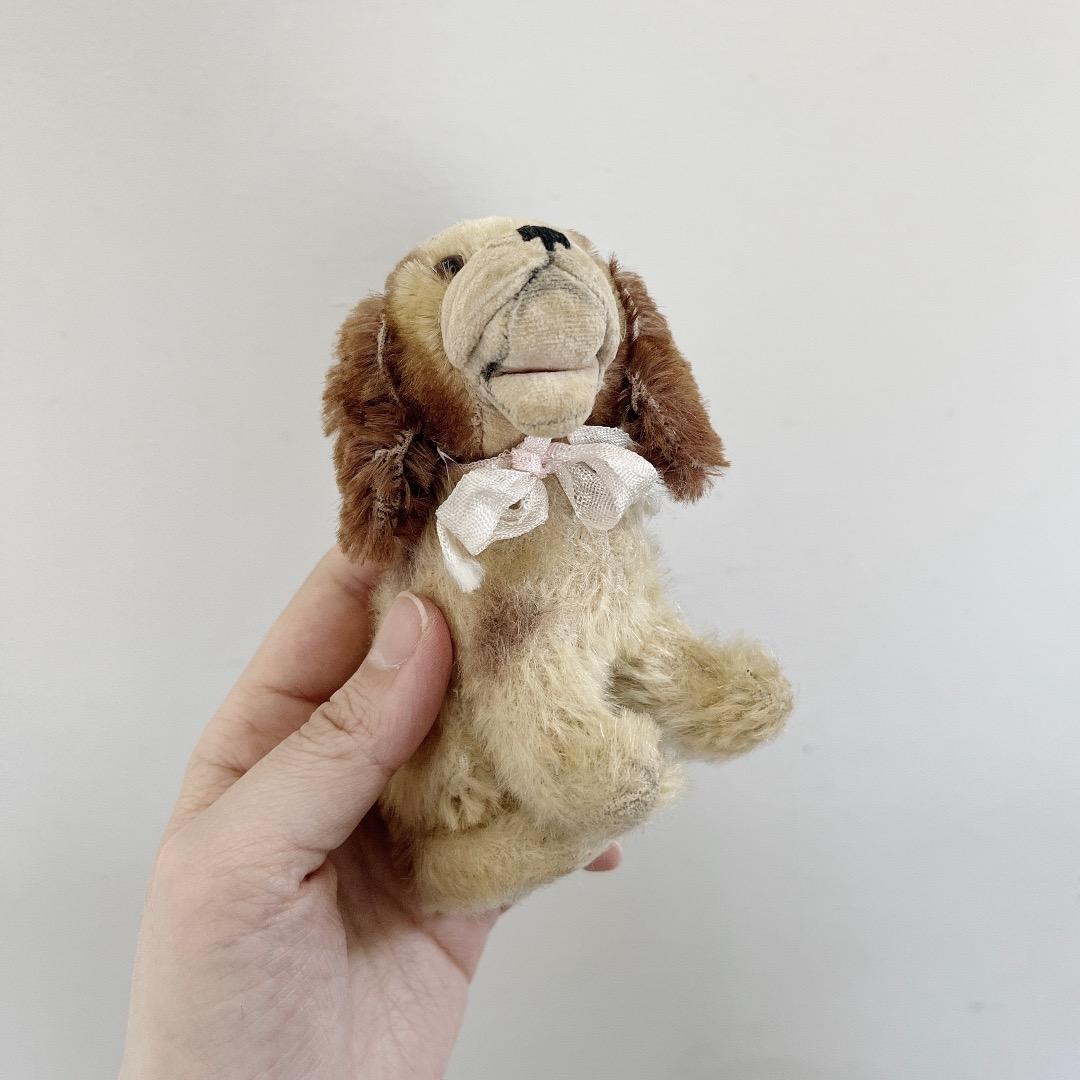 ヴィンテージ　シュタイフ　ヨーロッパ　犬　dog ぬいぐるみ　cookie