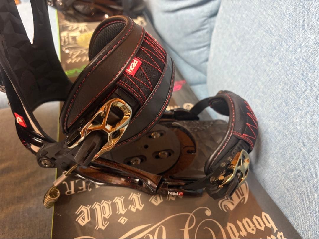 head スノーボード 160CM ブラック　背負えるバック付き　ベッド　dbs