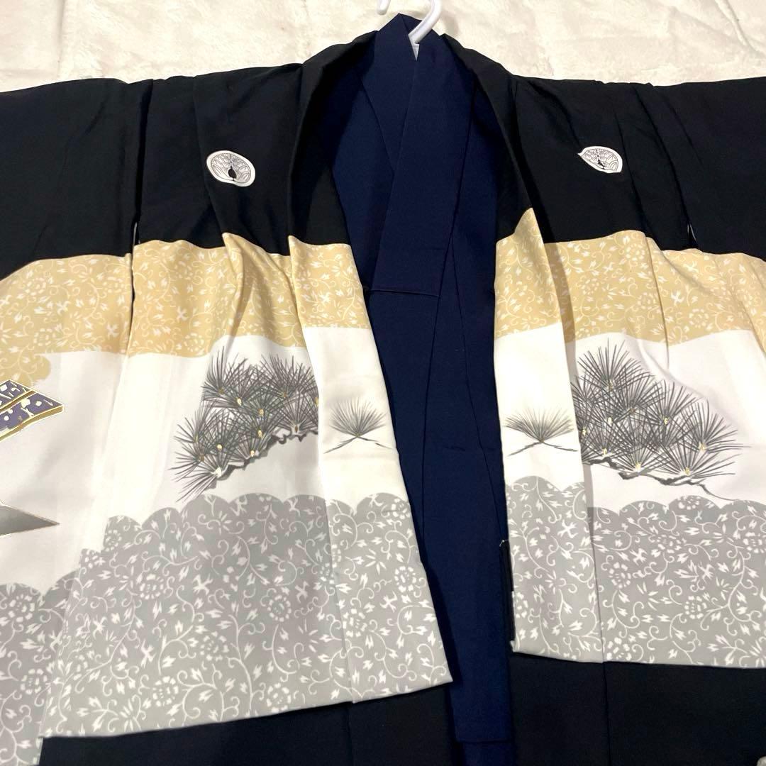 羽織袴　5歳男児　セット　着物　羽織　袴　懐剣　フルセット
