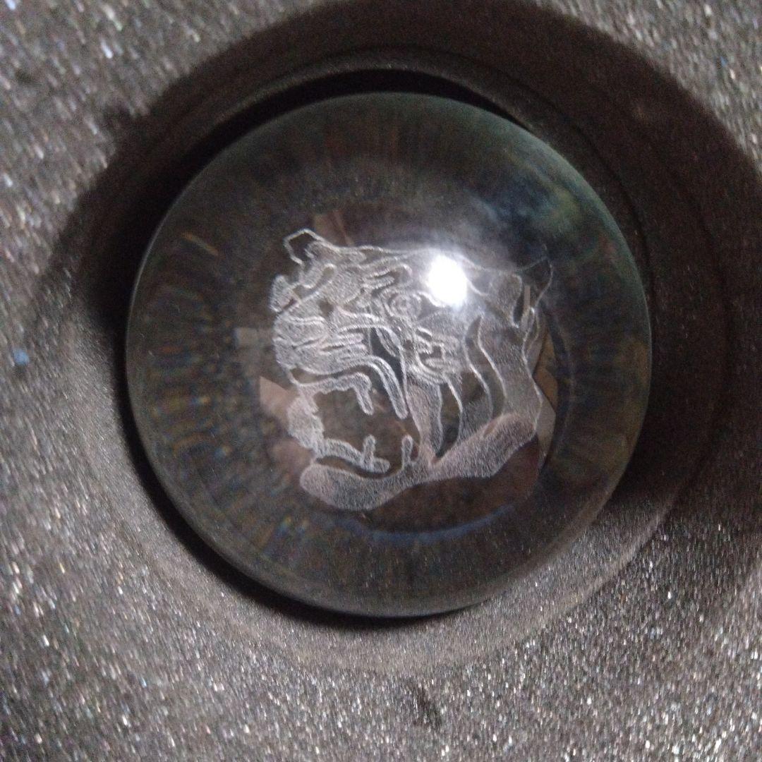 阪神タイガース　レーザー刻印　玉　オブジェ　置物　阪神優勝祈願