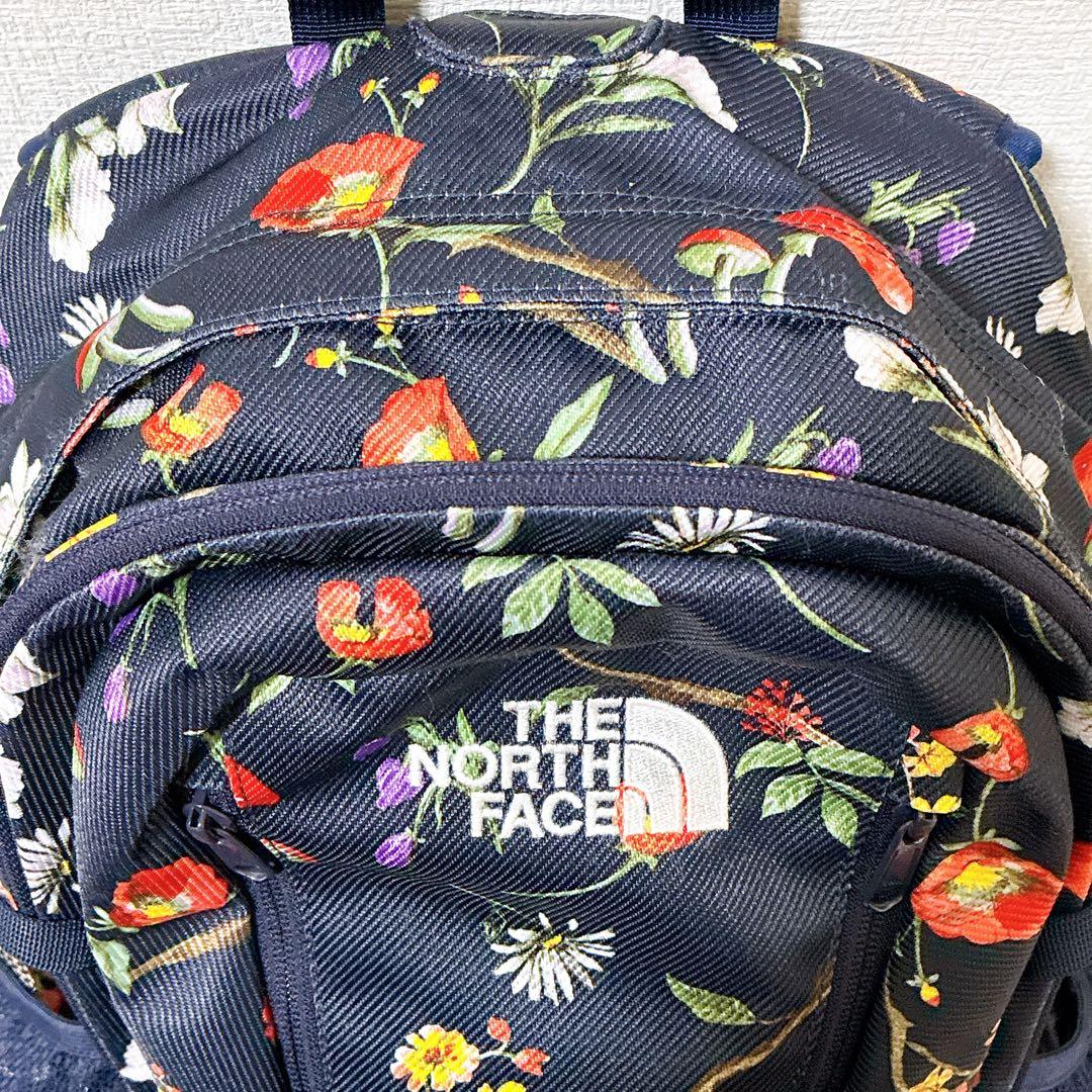 極美品 希少 ノースフェイス シングルショット 花柄 ボタニカル バッグパック