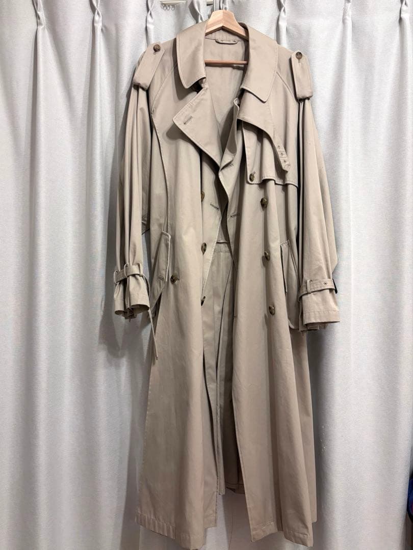 ま*る様 stein 20ss DOUBLE SHADE TRENCH COAT