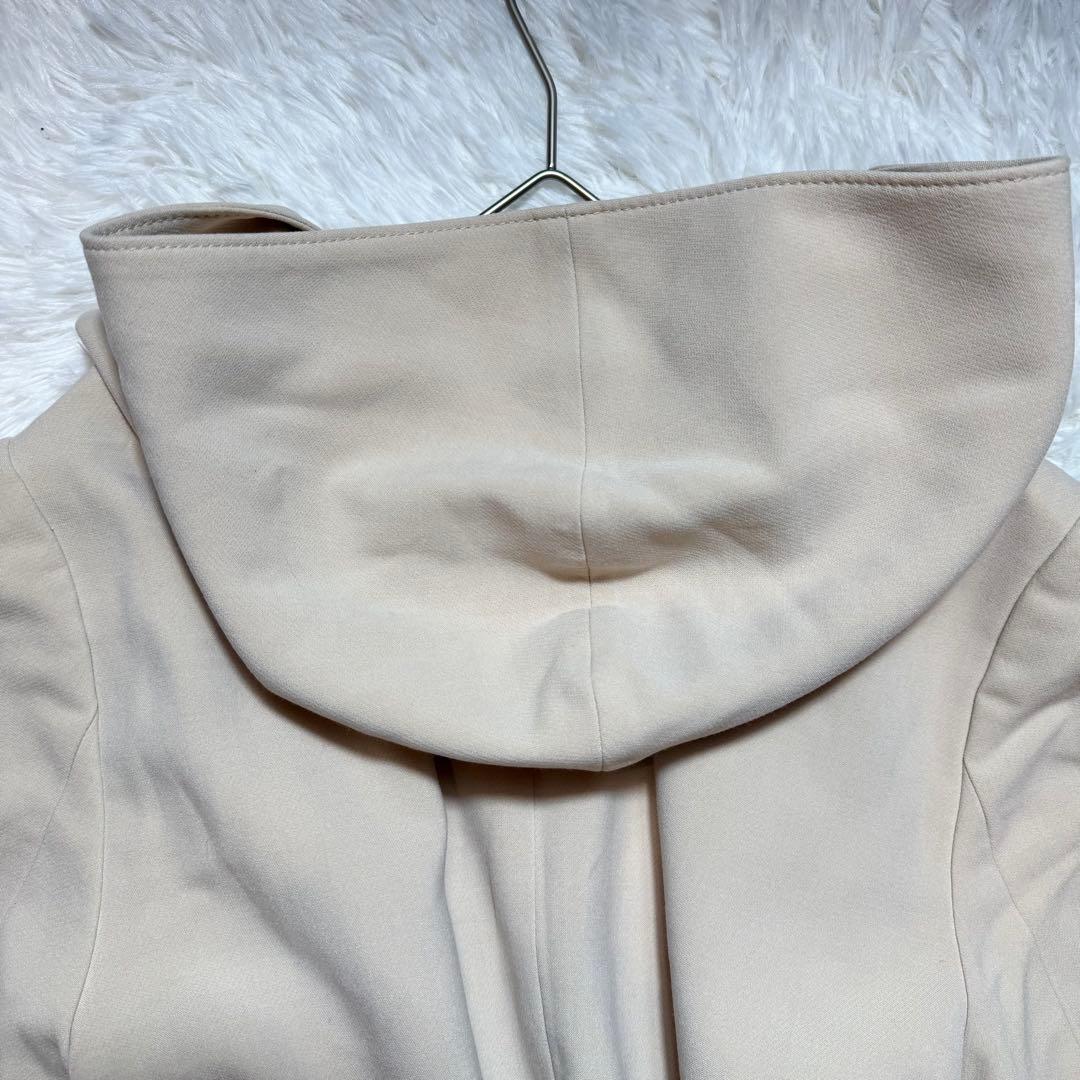 ねこじゃらし様美品 アナイ ダブルクロスフードコート ウエストリボン ガウン