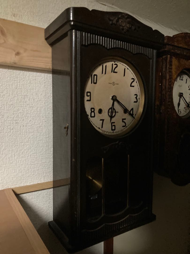 SEIKOSHA 柱時計 本打ち式 稼動中