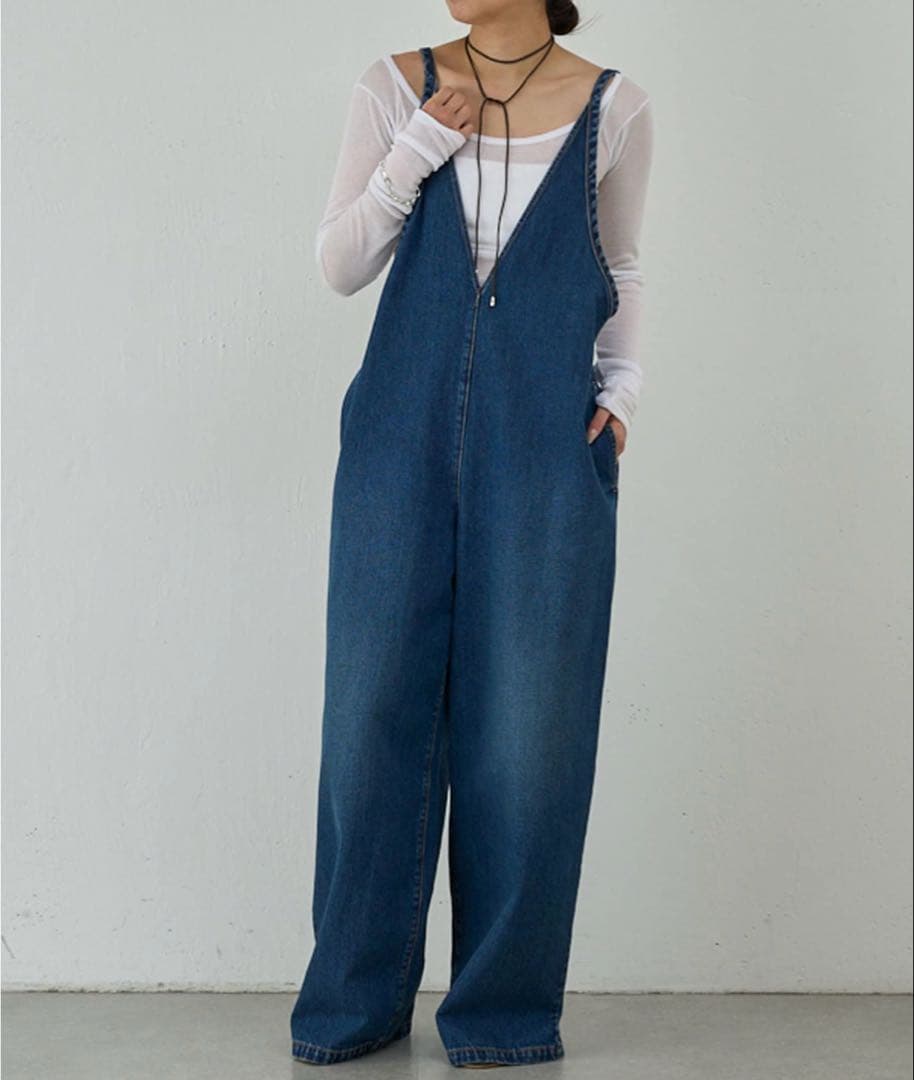 【新品未使用】gallardagalante PEAS デニムサロペット