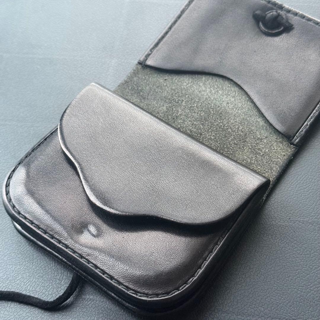 goro's ゴローズ 財布 角型小銭入れ 黒 ギャランティーカード付