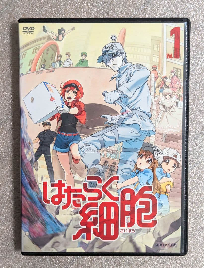 はたらく細胞　DVD　レンタル　アニメ　8本セット