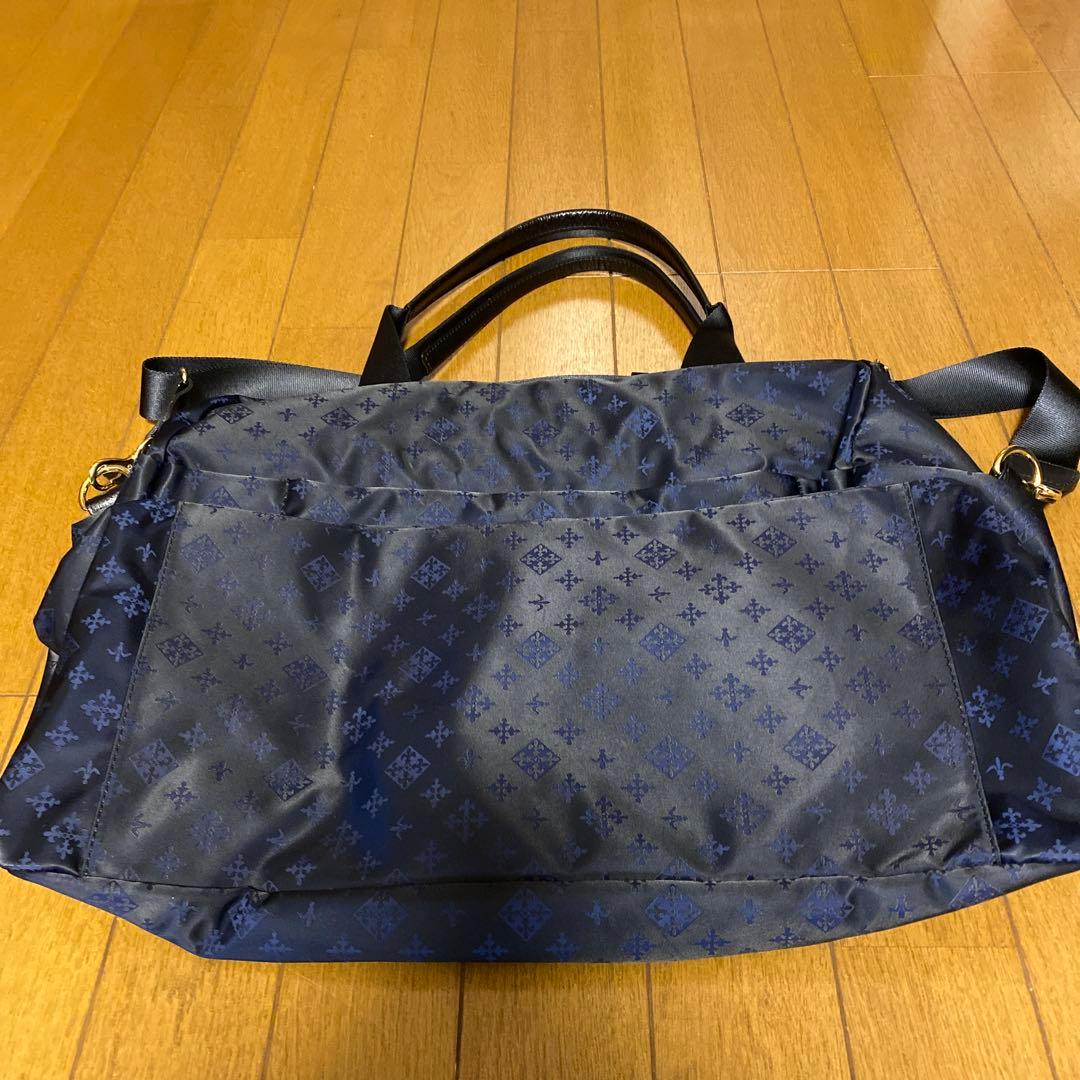 russet キャリーバッグに乗せられるトラベルボストン　ネイビー