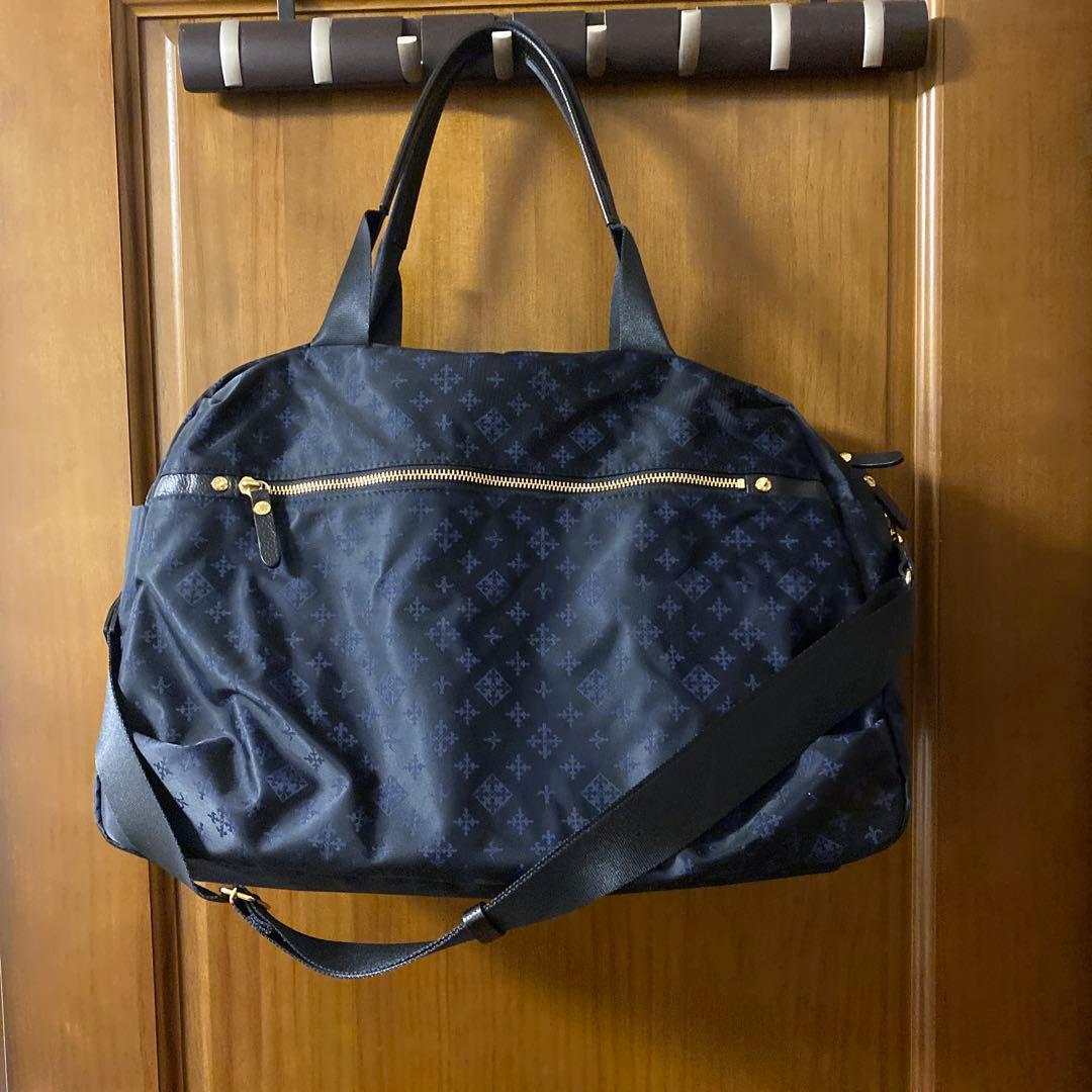 russet キャリーバッグに乗せられるトラベルボストン　ネイビー