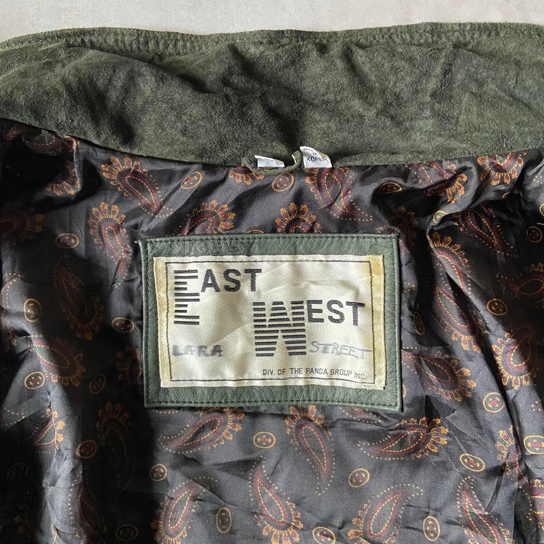 ジャケット・アウター 80s east west real leather jacket BQ43