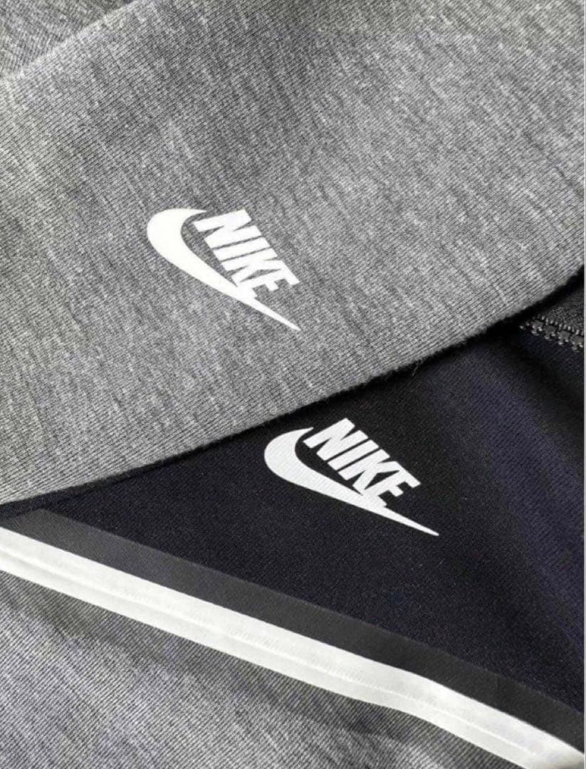Mサイズ テックフリース◆上下◆セットアップ◆ ブラック ダークグレーNike