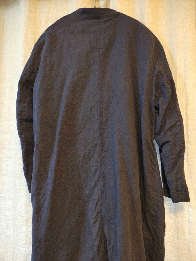 ミナペルホネン　コットンリネン コート　forest parade