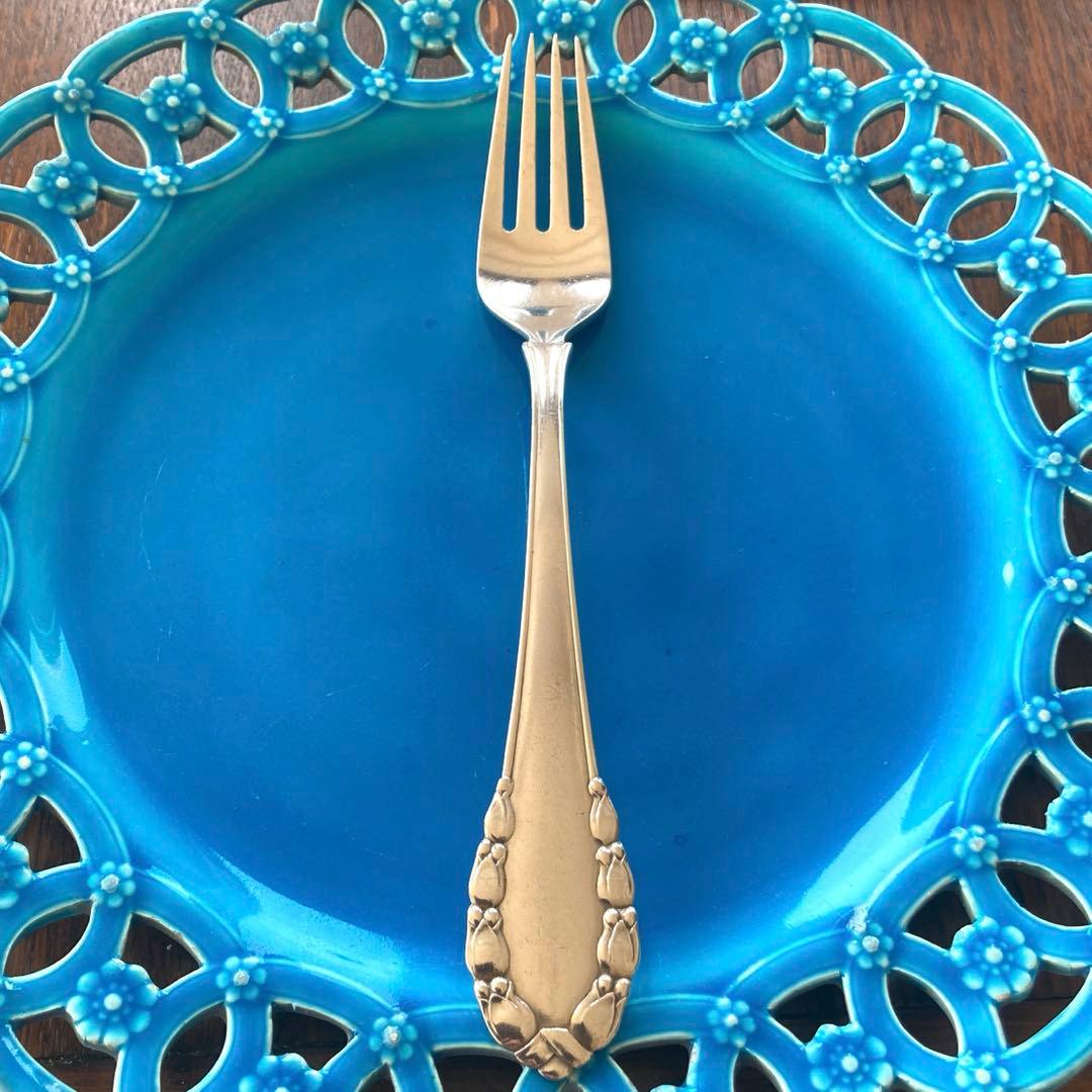 ジョージジェンセン　シルバー　サラダフォーク