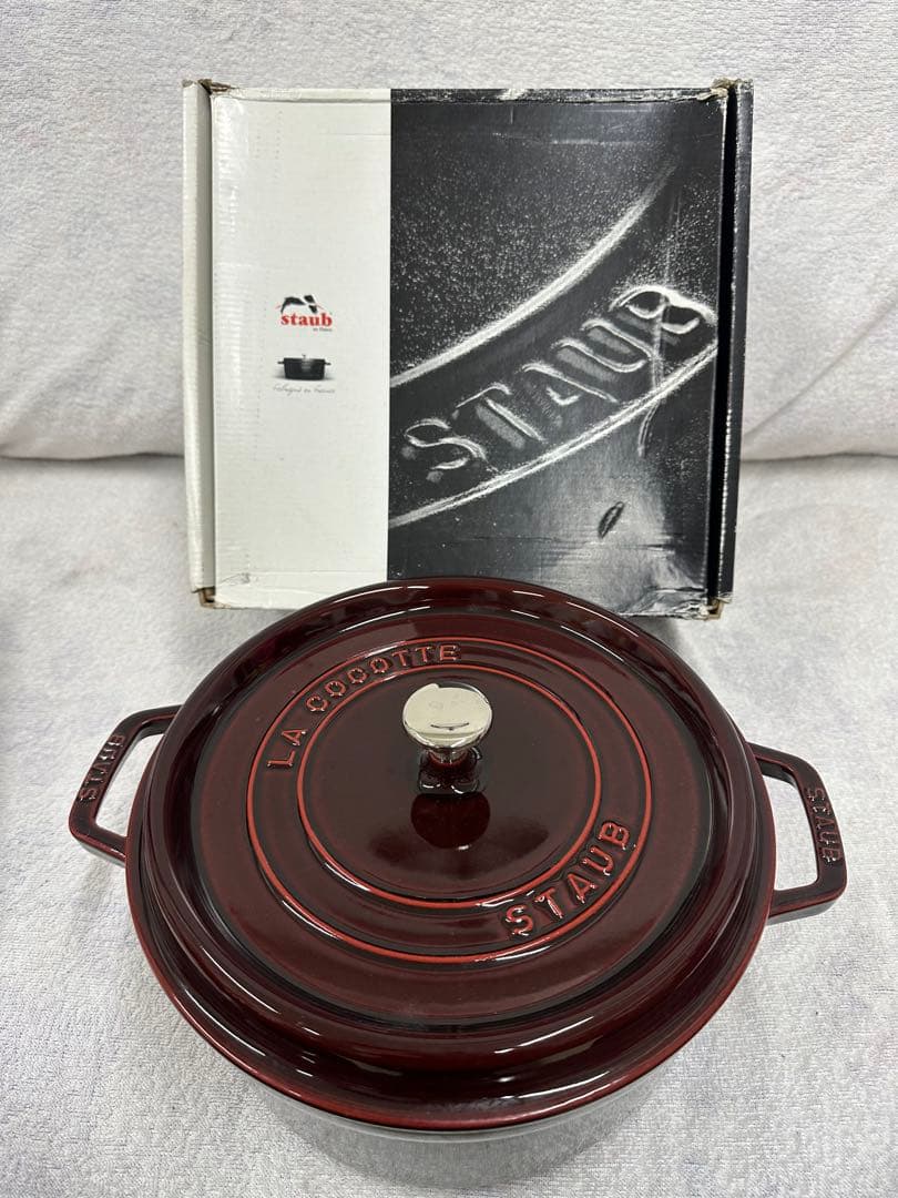 ！STAUB LA COCOTTE ストウブ　26cm 両手鍋