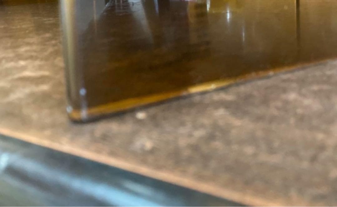 （訳あり）アクリルテーブル　 ローテーブル 　クリアブラウン（約）幅60cm