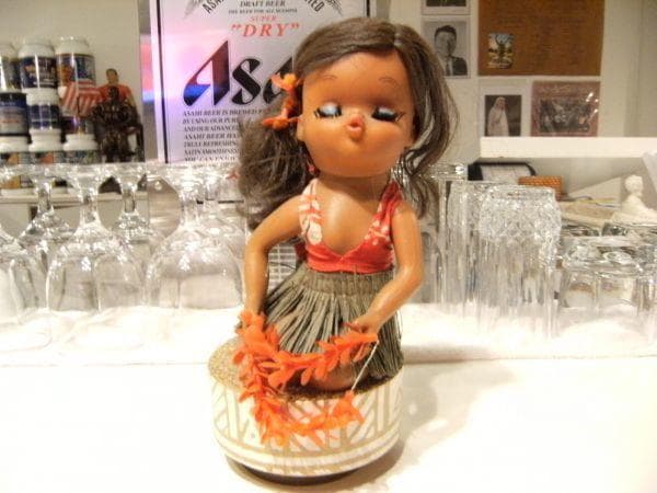 USA製品★80年代★ ハワイ オルゴール 人形 フィギュア フラダンス
