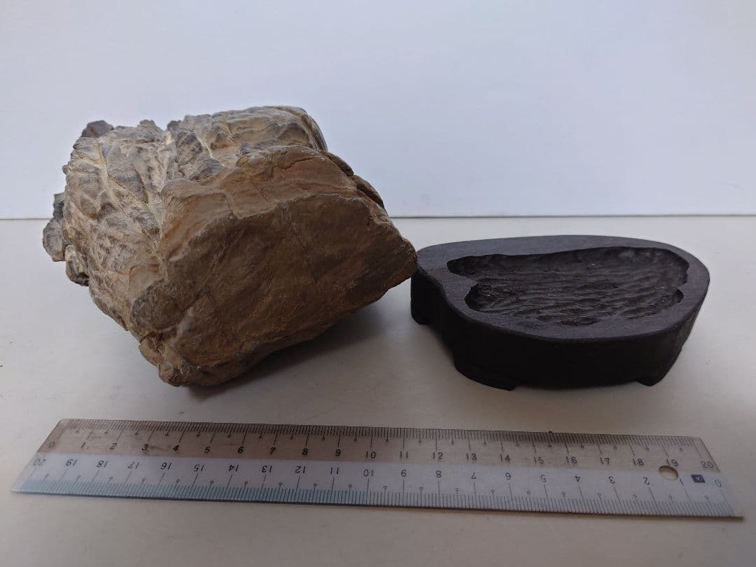 抹香石　峻峰　水石 鑑賞石