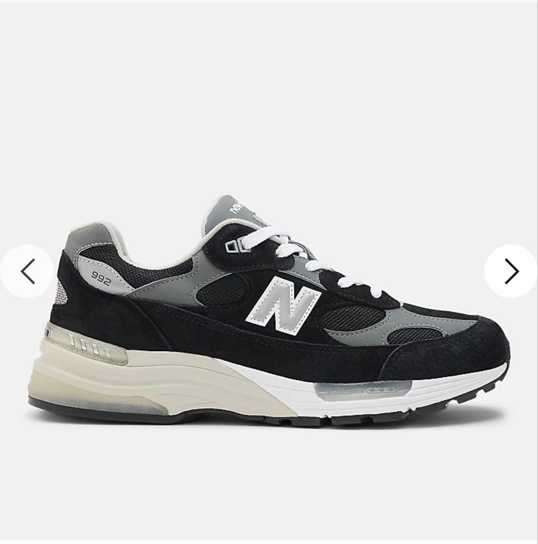 【ヒー様】新品！New Balance 992BK Made in USA