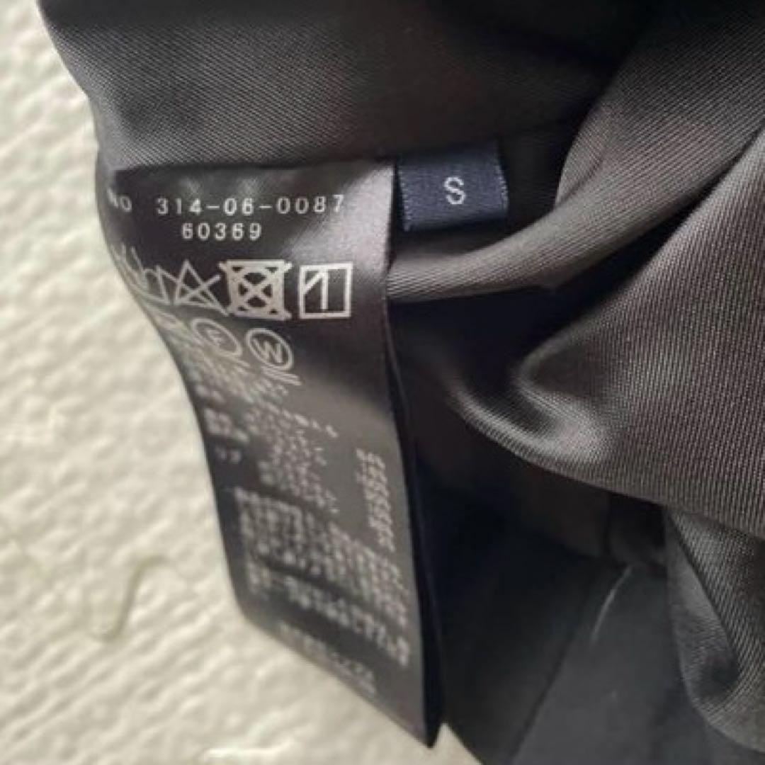 シップスships ショールカラーミディダウン　ダウンジャケット　ブラックS