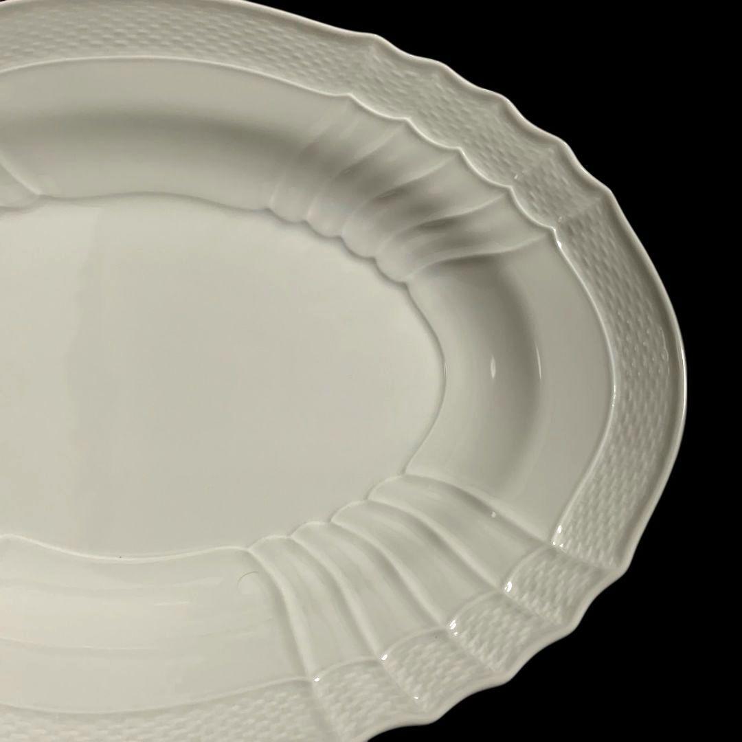 リチャードジノリ ベッキオホワイト オーバル プレート 大皿 2枚セット