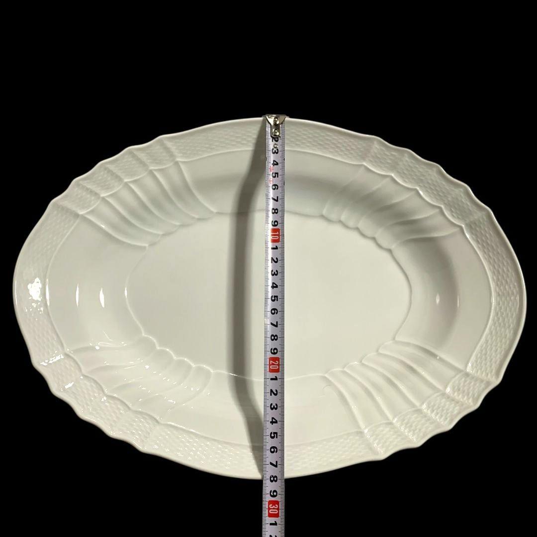 リチャードジノリ ベッキオホワイト オーバル プレート 大皿 2枚セット