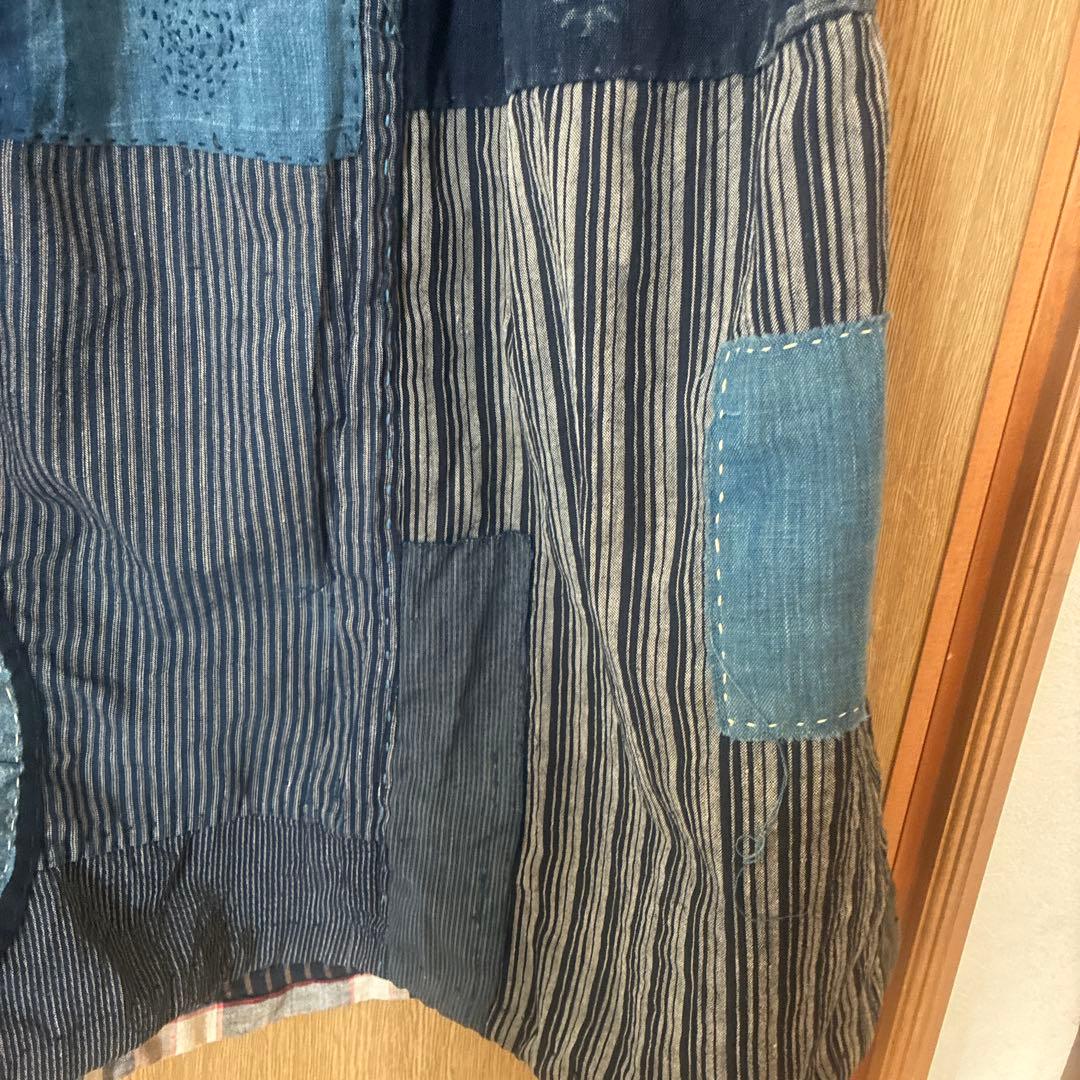 専用　古布　360度　ぐるっと一回り楽しめる縞を基調としたスカート