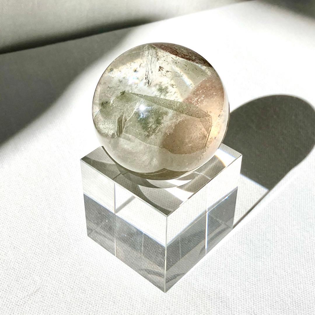 ✳︎希少スフィア✳︎グリーンファントムクォーツ スフィア
