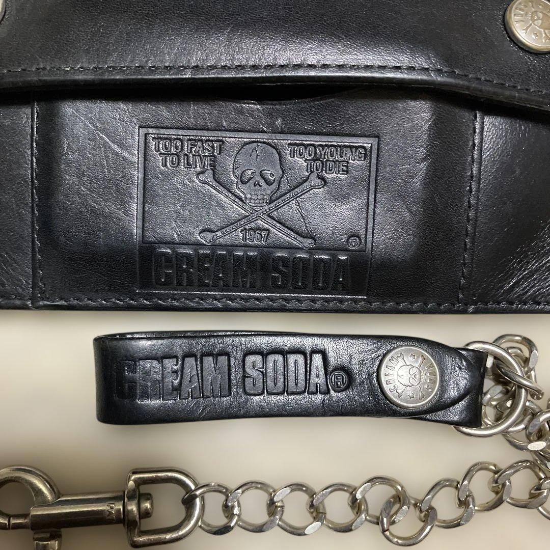 (激レア) クリームソーダ　オリジナル　トラッカーウォレット　チェーンセット