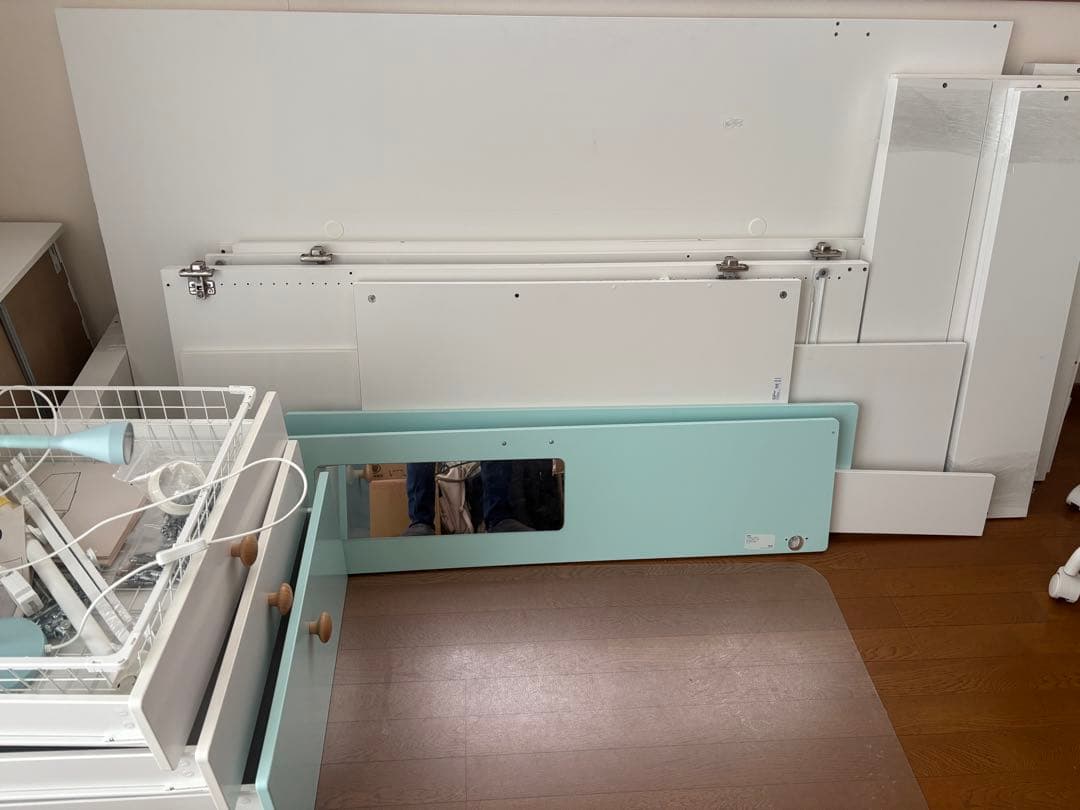 IKEA ロフトベッド　スモースタード　ホワイト一式直接引取限定