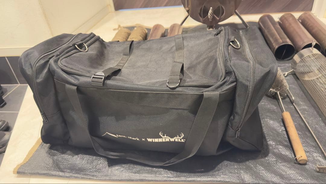 テンマクデザイン ウッド ストーブ サイドヴュー L オプション付き