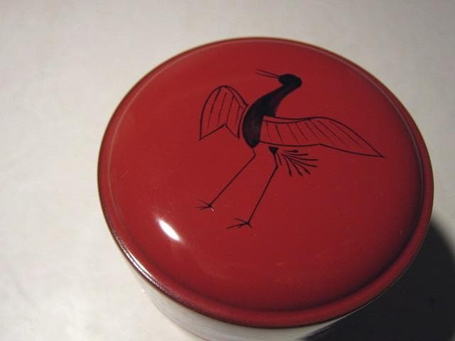 ☆千家十職 塗師 中村宗哲　玄々斎好　曙棗☆裏千家淡々斎花押☆a511