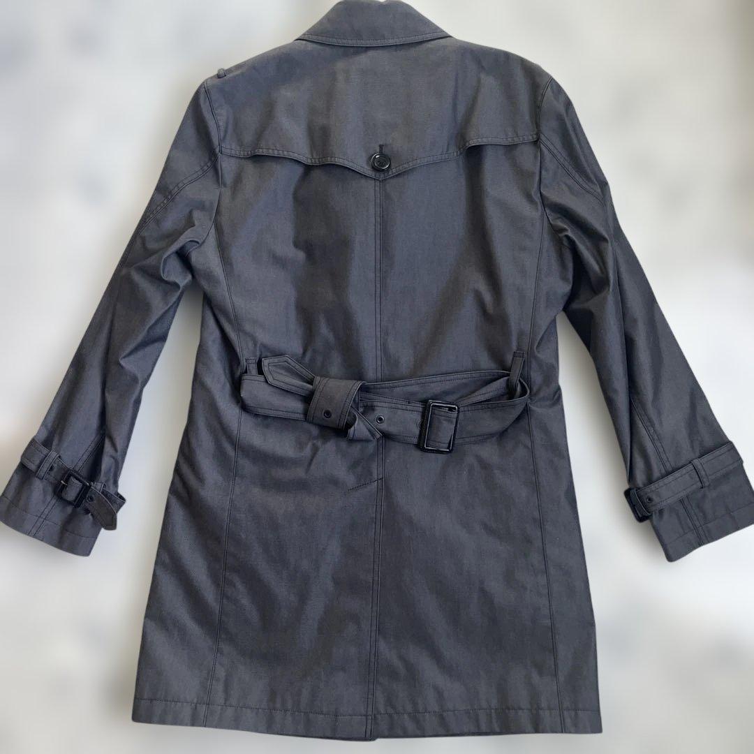 バーバリー ブラックレーベル トレンチコート メンズM 黒 インナー付き