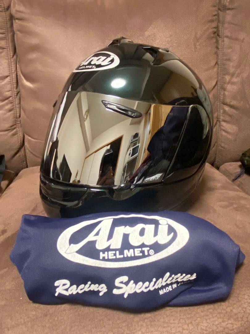 Arai フルフェイスヘルメット ミラーシールド付き