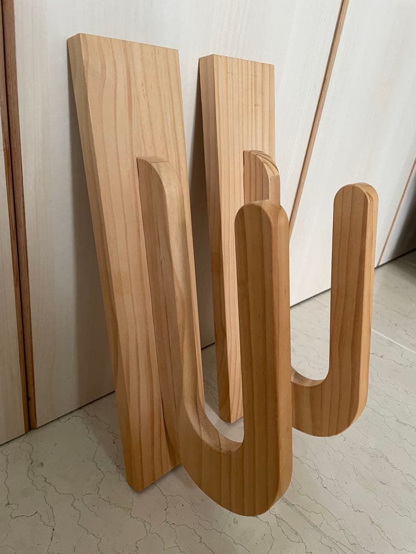 ☆未使用☆壁掛け用•サーフボードラック/木製☆