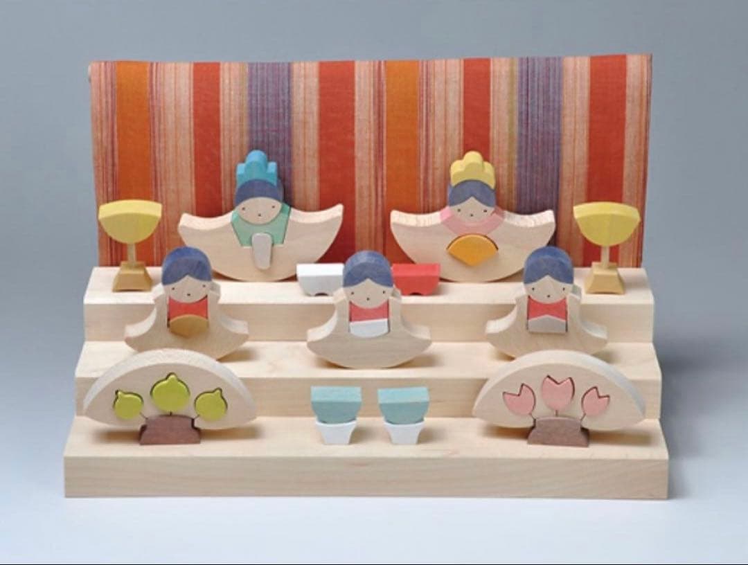 小黒三郎　銀杏円びな三段飾り