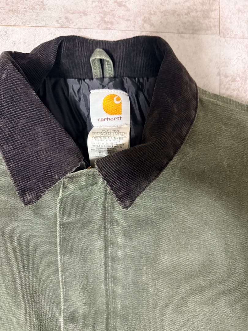 カーハート トラディショナルジャケットJ22モス