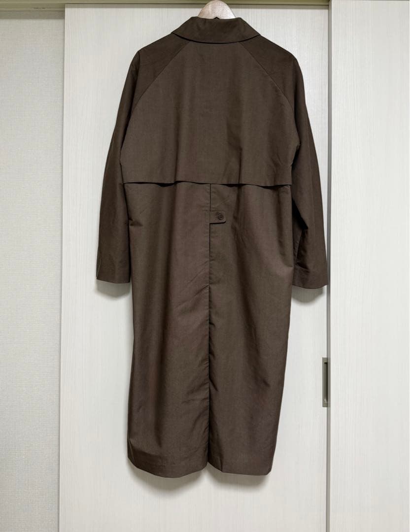 ヤエカ YAECA SOUTIEN COLLAR COAT LONG ブラウン