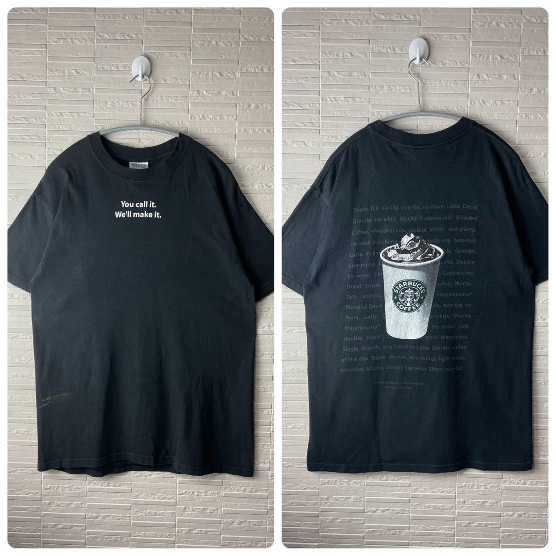 90s ヴィンテージ　スターバックス　STARBUCKS 企業ロゴTシャツ