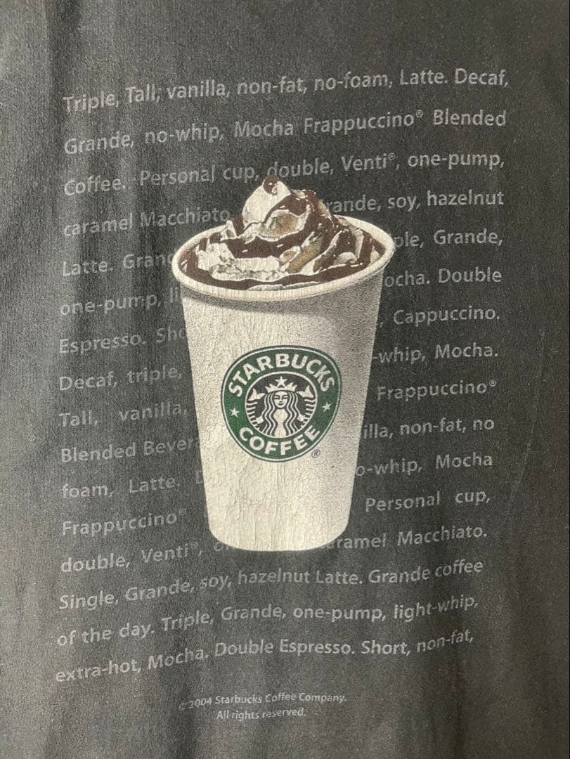 90s ヴィンテージ　スターバックス　STARBUCKS 企業ロゴTシャツ
