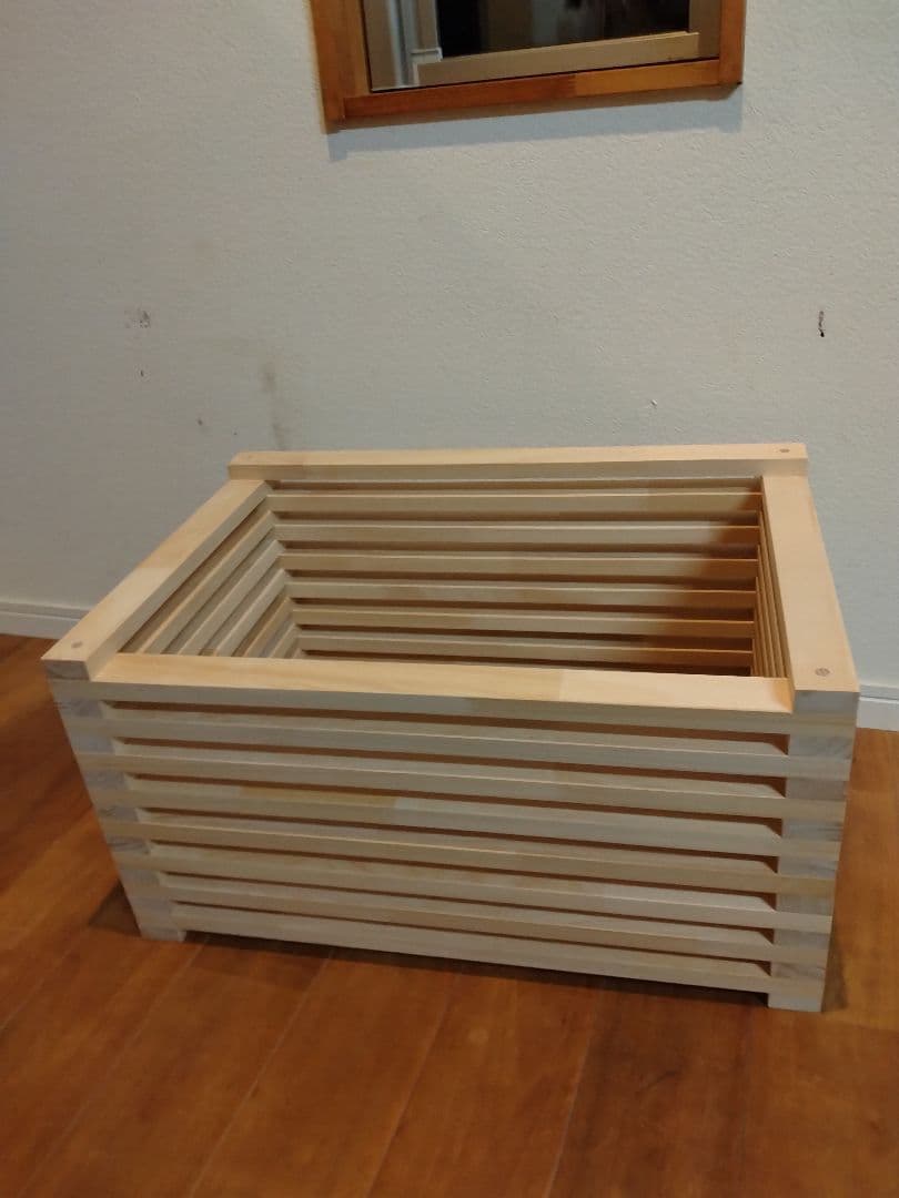 木製　ハンドメイド　オーダー　棚　シェルフ　水槽台　アクアラック　金魚　熱帯魚