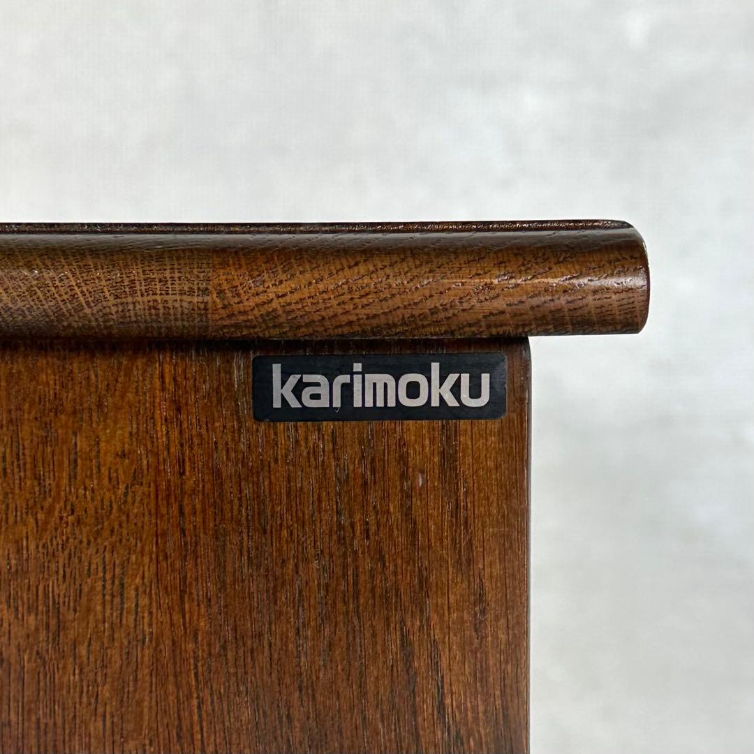 カリモク コロニアル 電話台 FAX台 引き出し2杯 観音扉付き収納ヨークタウン