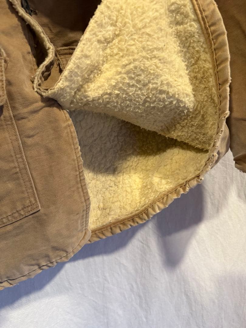 70s カーハート ボアコートジャケット フェード46